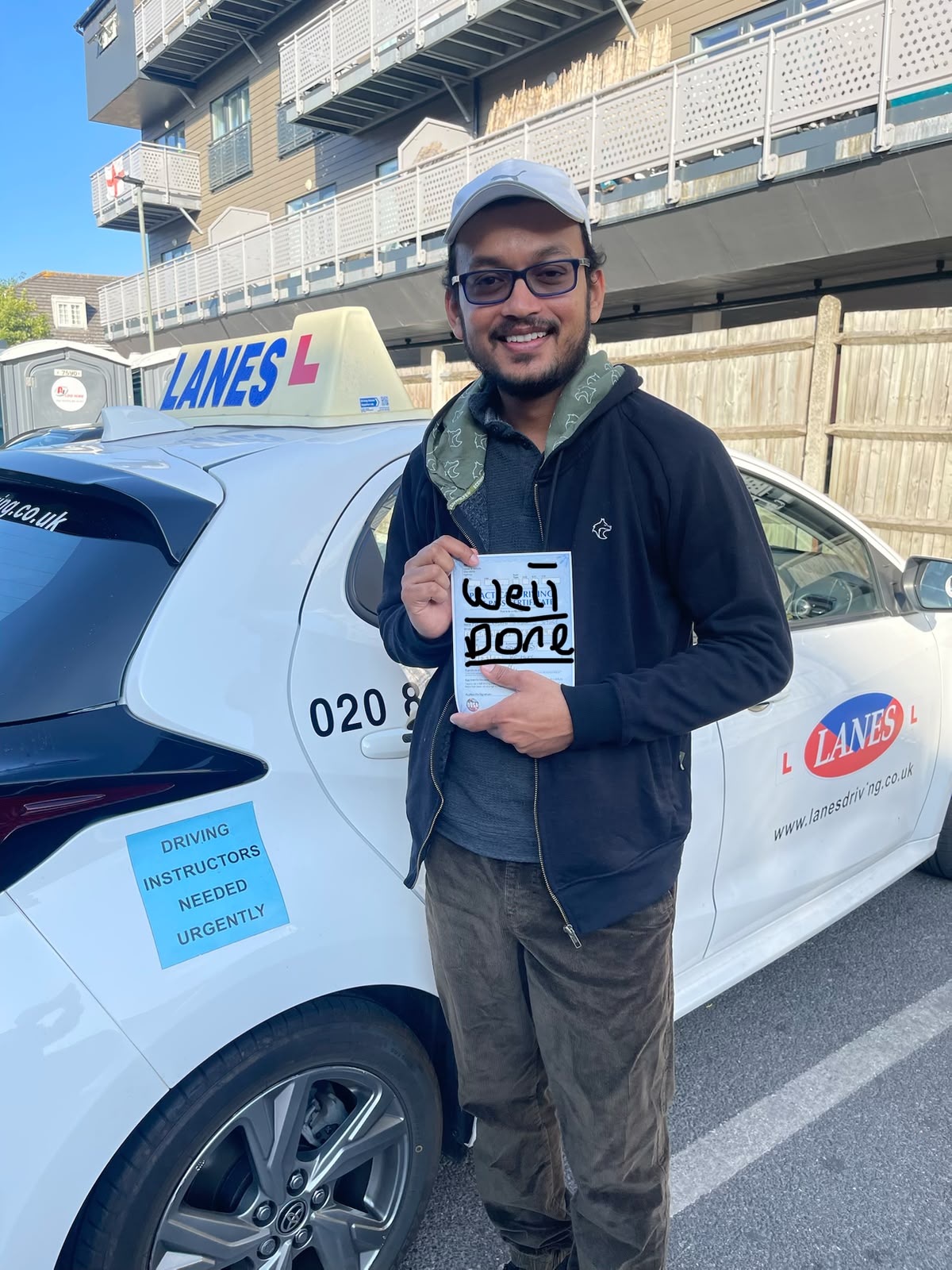 Terry’s Driving School Bromley - Happy Customer 1 Happy learner driver at Terry’s Driving School in Bromley - customer photo 1