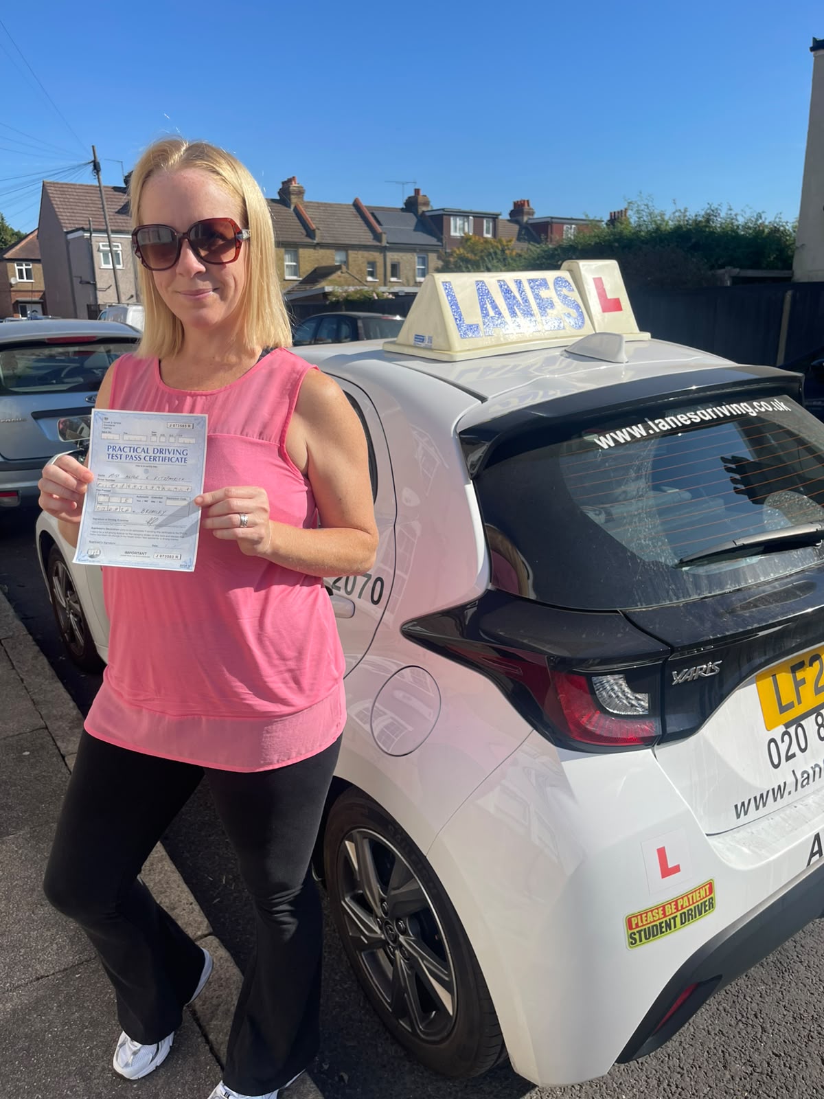 Terry’s Driving School Bromley - Happy Customer 2 Happy learner driver at Terry’s Driving School in Bromley - customer photo 2
