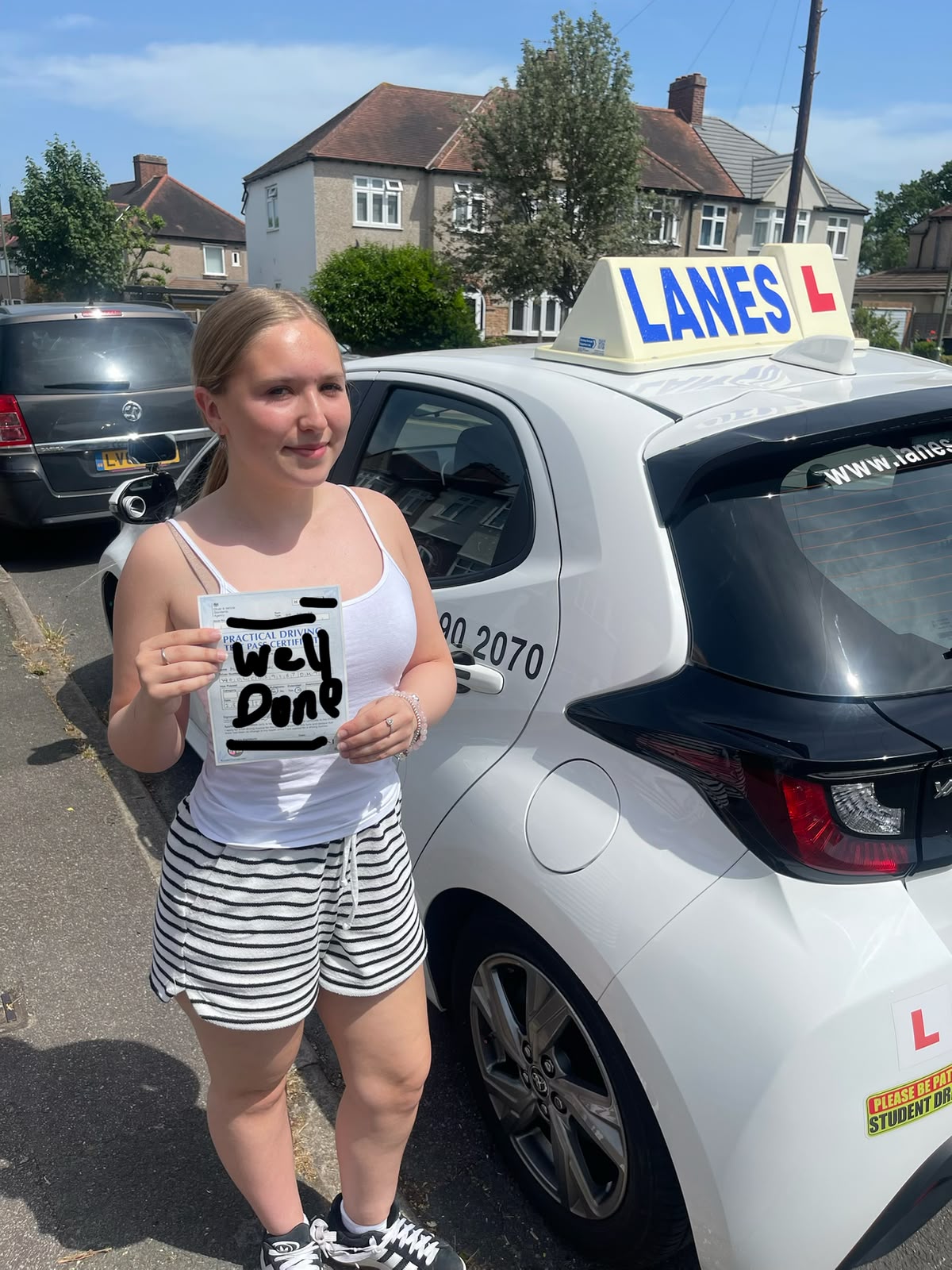 Terry’s Driving School Bromley - Happy Customer 7 Happy learner driver at Terry’s Driving School in Bromley - customer photo 7